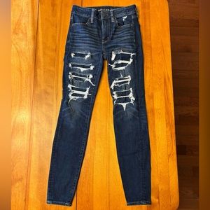 American Eagle 360 ne(x)t level stretch hi-rise jegging size 2 regular jeans